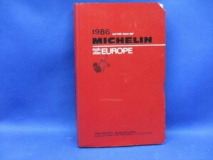 ミシュラン MICHELIN EUROPE 1986 洋書　グルメ/レストラン／昭和　31605