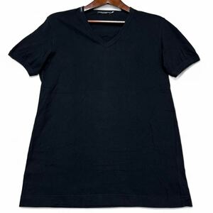 DOLCE&GABBANA ドルチェアンドガッバーナ 半袖 Tシャツ ブランドロゴ ブラック 黒 48サイズ