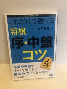 ※送料込※「これだけで勝てる　将棋　序・中盤のコツ　大平武洋　マイナビ」古本