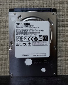 ■未使用品■TOSHIBA製2.5inch AVコマンド対応HDD 500GB MQ01ABF050