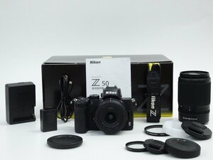 ●○【総シャッター数2900回以下・元箱付】Nikon Z50 ダブルズームキット ミラーレス 一眼カメラ Zマウント ニコン○●028039001m○●