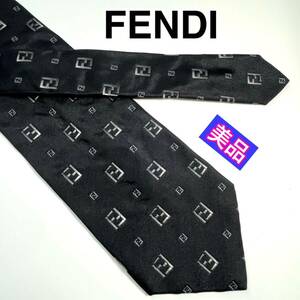 美品 FENDI フェンディ ネクタイ ズッカ柄　ビジネス　希少