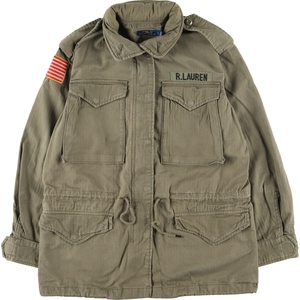 古着 ラルフローレン Ralph Lauren POLO RALPH LAUREN M‐65 タイプ ミリタリー フィールドジャケット レディースM /eaa421428