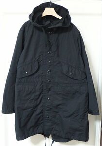 Engineered Garments エンジニアードガーメンツ Highland Parka Nyco Ripstop ハイランド パーカー S 黒 モッズコート