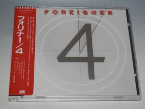 ☆ シール帯 FOREIGNER フォリナー 4 帯付CD 32XP-129 西独プレス シール帯 ターゲットレーベル