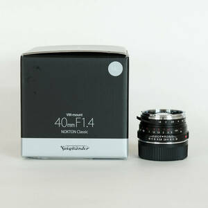 [美品] Voigtlander NOKTON Classic 40mm F1.4 MC VM [ライカM用] / フォクトレンダー ノクトンクラシック