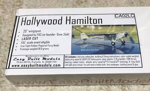 【ゴム動力機】Easy Built製　Hollywood Hamilton (LASER CUT)（翼長：20”＝508ｍｍ）・・・残り1