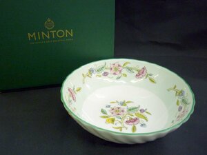 新品未使用　MINTON　ミントン　ハドンホール　セレブグリーン　フルーツボウル　希少　レアもの