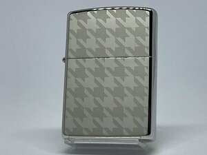 送料無料 ZIPPO[ジッポー]両面加工 千鳥格子 チドリゴウシ SV 1201S862