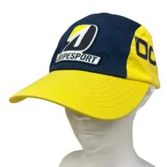 " DOPE ドープ" DRIFT CAMPER CAP yellow/navy