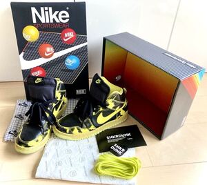 NIKE DUNK HI 1985 SP/ナイキ ダンク ハイ Yellow Acid Wash/イエロー アシッドウォッシュDD9404-001/25cm