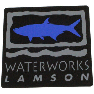 ウォーターワークス ラムソン ターポン ステッカー WATERWORKS LAMSON TARPON シール アメリカ USA フライフィッシング リール 魚 釣 新品