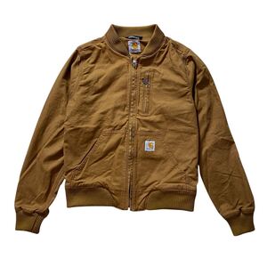 US企画 Carhartt カーハート ダック ジャケット MA1 ブルゾン Women