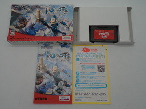 T0225 中古 GBA ロボッツ 箱説明書付 起動確認済 レトロ ゲームボーイアドバンスソフト ROBOTS