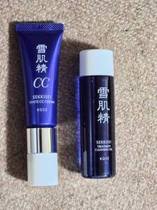 雪肌精 ホワイト CCクリーム 02 エッセンス　ファンデーション 30g トリートメント クレンジング オイル 35ml SPF50+ PA+++　セット 未使用