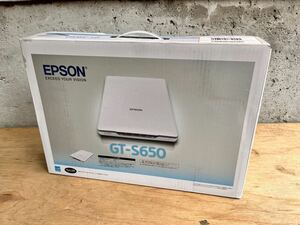 未開封 EPSON フラットベットスキャナー GT-S650　卓上型 PC周辺機器 エプソン A4