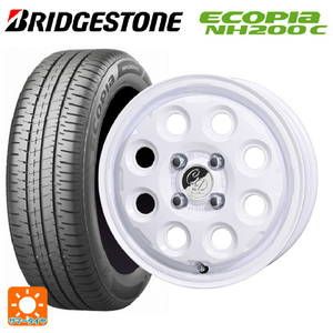 サマータイヤホイール4本セット 155/65R14 75H ブリヂストン エコピア NH200C # 正規品 共豊 デコル ネイチャー 14-4.5J 　