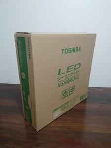 新品未開封品 NLEH08BK1B-LC LEDシーリングライト［8畳 /昼光色～電球色 /リモコン付属］ キレイに光る全面発光 東芝