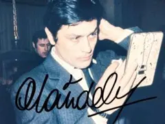 アラン・ドロン直筆サイン入り2Lサイズ写真……Alain Delon