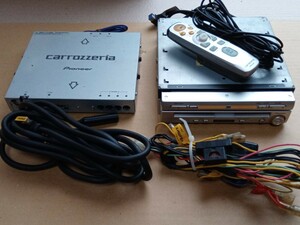 ☆希少 廃盤品！楽ナビ DVDナビ カロッツェリア carrozzeria AVIC-DRV250 インダッシュモニター 動作良好！☆