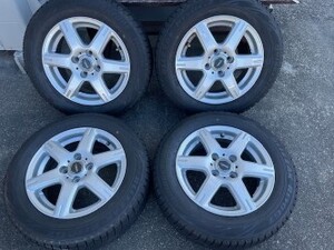 スタッドレスタイヤ　１７５／６５Ｒ１４　アルミ＆スタッドレスタイヤセット　中古品　ブリヂストン　ブリザックＧＺ　フィット