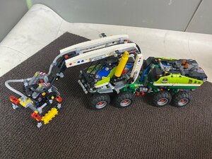 NI050434◆LEGO レゴ◆テクニック 森林作業車 42080 MKⅢ 42055 まとめ 完成品 現状品 箱無し 玩具 ※ジャンク 直取歓迎！