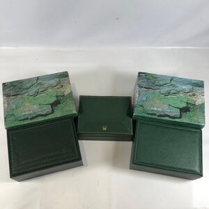 ■【買取まねきや】ROLEX ロレックス 空き箱 空箱 純正BOX ボックス 時計ケース カードケース付 計3点■