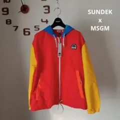 SUNDEK x MSGM　ナイロンジャケット　size S