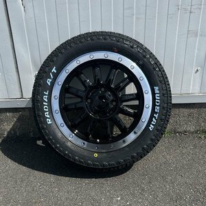 リフトアップ 軽自動車 軽トラ 軽バン全般 165/65R14 14インチ 新品タイヤホイール 4本セット マッドスター ラジアルAT ホワイトレター