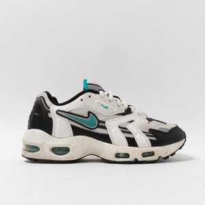 【1円スタート】 NIKE ナイキ CZ1921-101 AIR MAX 96 2 エアマックス ホワイト ブラック レザー メッシュ スニーカー US6.5 24.5cm