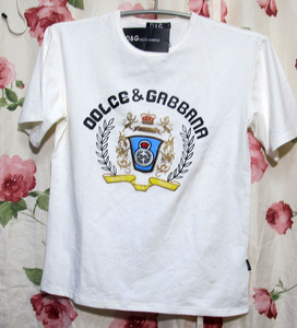 D＆G 　DOLCE&GABBANA　ドルチェ&ガッバーナ 　ドルガバ 　Tシャツ　メンズ　M　未使用 タグ付き