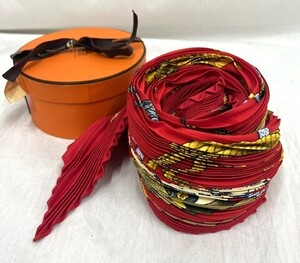 極美品 HERMES エルメス プリーツカレ Memoire d