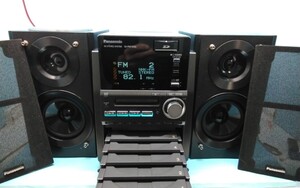 パナソニック SD STEREO SYSTEM　2006年　CD 5枚を”SD”への高速録音可　　　　　　　 　　SA-PM730SD [GP6IB01499 R]