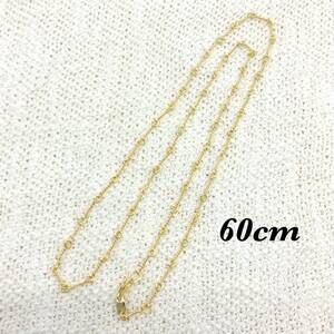 ☆ ネックレス 60cm （ゴールド）