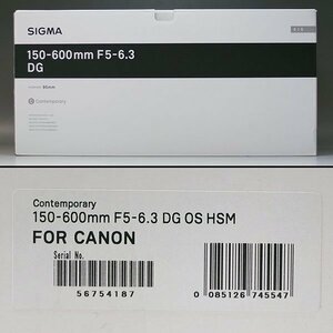 1円～【おたからや】◆SIGMA(シグマ)150-600㎜ F5-6.3 DG DN FOR CANON◆tm591-A66502◆