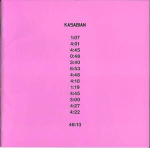 ＊中古CD KASABIANカサビアン/48：13+2 2014年作品5th国内盤ボーナストラック収録 英国ロック oasis オアシス SONIC YOUTH ソニックユース