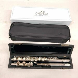 T178-W13-1393 Altus アルタス AZUMINO JAPAN フルート モデル A807E/ピッチ 442Hz ケースカバー付き 楽器 管楽器③