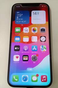 NO1310　　SIMフリー iPhone12 64GB ブラック MGNP3J/A 〇判定