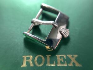 純正品 16mm ロレックス 尾錠 革ベルト 皮ベルト ブレス ROLEX crown buckle OYSTER 1625 1601 16014 16234 16220 20mm silver DATEJUST a