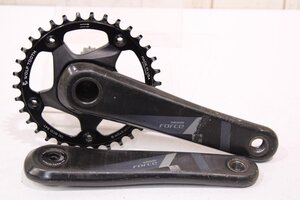 ★SRAM スラム FORCE 175mm WOLF TOOTH ウルフトゥース DROP STOP ナローワイド 34T 1x11s クランクセット BCD:110mm