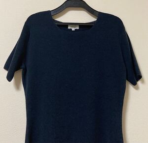 美品★ランバンコレクション LANVIN COLLECTION　半袖ニットトップス　クリーニング済