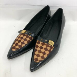 Louis Vuitton ルイヴィトン パンプス ダミエソバージュ 6233-8 サイズ39【CJAA7012】