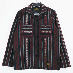 NEIGHBORHOOD ネイバーフッド 17AW WEAVING/CA-SHIRT.LS 172UCNH-SHM02 ウィービング シャツ ロングスリーブ レッド 長袖 Jaz