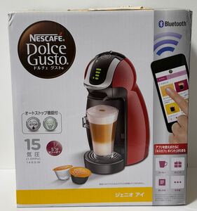 12【未使用品】Nescaf Dolce Gusto ネスカフェ ドルチェ グスト ジェニオ アイ チェリーレッド MD9747S-CR コーヒーメーカー 1円〜