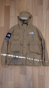 美品 Supreme x The North Face TNF Cargo Jacket 20SS WEEK13 NP02001I MEDIUM Antique Bronzeベージュ カーゴジャケット 国内正規品