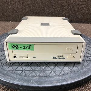 98-214 激安 レトロPC パーツ 外付け CD-R/RWドライブ 48/24/48倍速 USB2.0対応 I・O DATA CDRW-iU48S 動作未確認 ジャンク