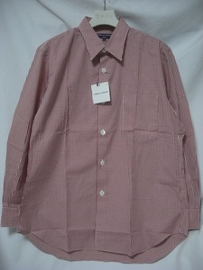 新品 DS AD2006 COMME des GARCONS HOMME ギンガムチェック シャツ L (M-20-11)