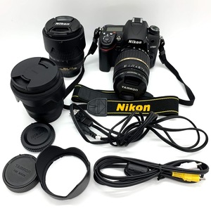 【AH-5】通電確認済　Nikon　D7000　デジタル一眼レフカメラ　 望遠レンズ　おまとめ　NIKKOR　TAMRON　Kenko　SIGMA　MARUMI　替えレンズ