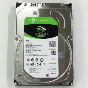 1円【ジャンク】SEAGATE シーゲイト/3.5インチ内蔵HDD 4TB 5400rpm BarraCudaシリーズ/ST4000DM004/81