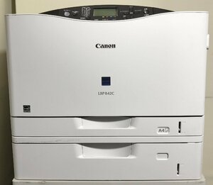 【埼玉発】【Canon】A3カラーレーザープリンター　LBP842C　★2段カセット★カウンター38547枚★動作確認済★（11-2922）